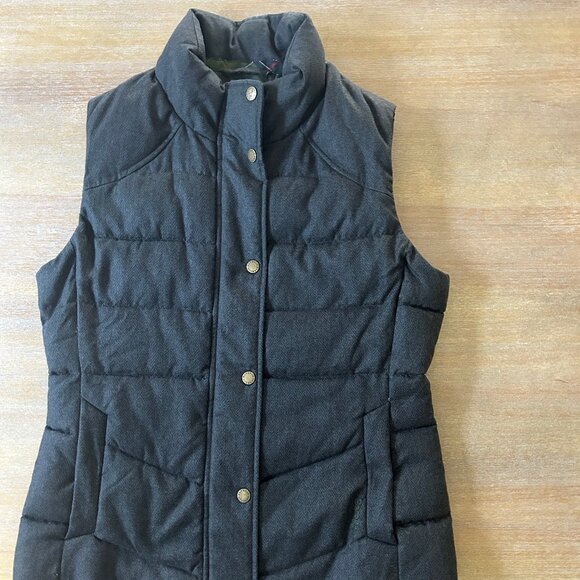 Pre-owned Barbour Meadow Gilet/Puffer Vest in Greenish Gray. Women's USA Size 6. - Picture 1 of 14